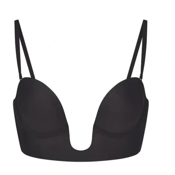 SKIMS Deep Plunge Shapewear Bra Onyx XS - Picture 7 of 7